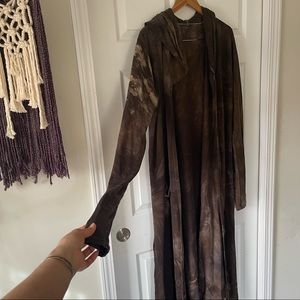 Sinew Moon Scorched earth sunrise Cardigan Long